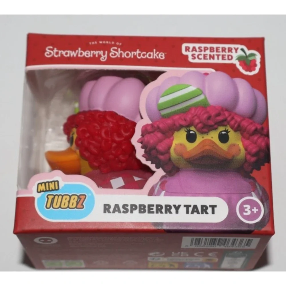 Tubbz STRAWBERRY SHORTCAKE Mini Rubber Scented Ducks Lot of 4 NEW
